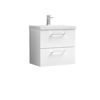 Picture of Nuie Arno 600mm Wall Hung 2 Drawer Vanity & Basin 1