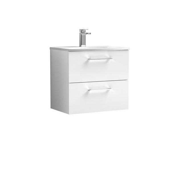 Picture of Nuie Arno 600mm Wall Hung 2 Drawer Vanity & Basin 4