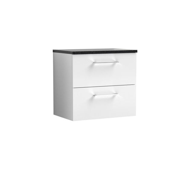 Picture of Nuie Arno 600mm Wall Hung 2 Drawer Vanity & Laminate Top