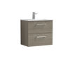 Picture of Nuie Arno 600mm Wall Hung 2 Drawer Vanity & Basin 2