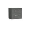 Picture of Nuie Arno 600mm Wall Hung 2 Drawer Vanity & Worktop