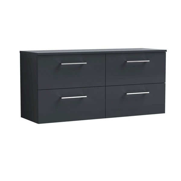 Picture of Nuie Arno 1200mm Wall Hung 4 Drawer Vanity & Worktop