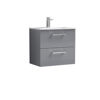 Picture of Nuie Arno 600mm Wall Hung 2 Drawer Vanity & Basin 2