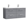 Picture of Nuie Arno 1200mm Wall Hung 4 Drawer Vanity & Double Basin