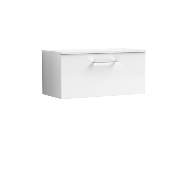 Picture of Nuie Arno 800mm Wall Hung 1 Drawer Vanity & Worktop