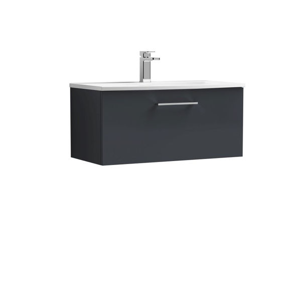 Picture of Nuie Arno 800mm Wall Hung 1 Drawer Vanity & Basin 4