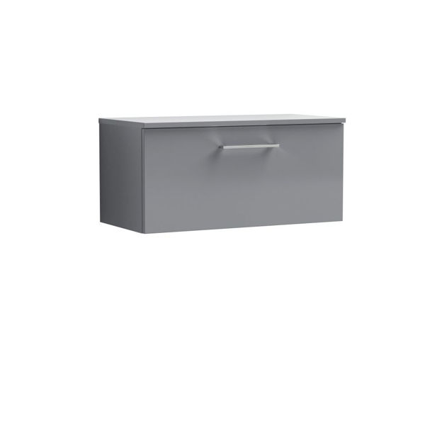 Picture of Nuie Arno 800mm Wall Hung 1 Drawer Vanity & Worktop