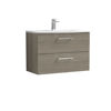 Picture of Nuie Arno 800mm Wall Hung 2 Drawer Vanity & Basin 4