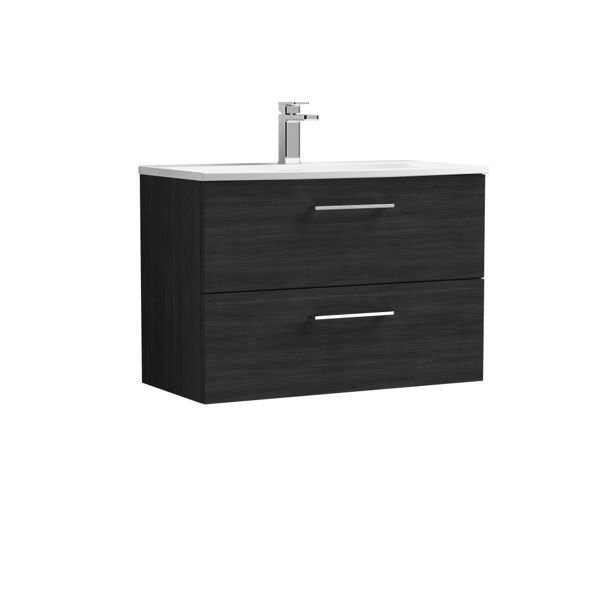 Picture of Nuie Arno 800mm Wall Hung 2 Drawer Vanity & Basin 4