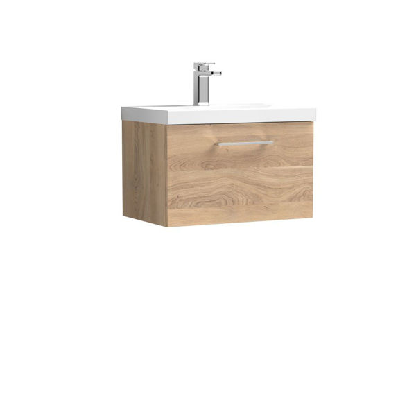 Picture of Nuie Arno 600mm Wall Hung 1-Drawer Vanity & Basin 1