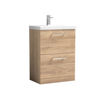 Picture of Nuie Arno 600mm Floor Standing 2-Drawer Vanity & Basin 1