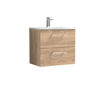 Picture of Nuie Arno 600mm Wall Hung 2-Drawer Vanity & Basin 4