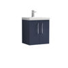 Picture of Nuie Arno 500mm Wall Hung 2-Door Vanity & Basin 1