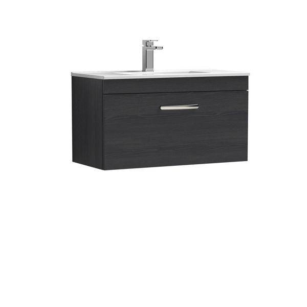 Picture of Nuie Athena 800mm Wall Hung Vanity With Basin 2