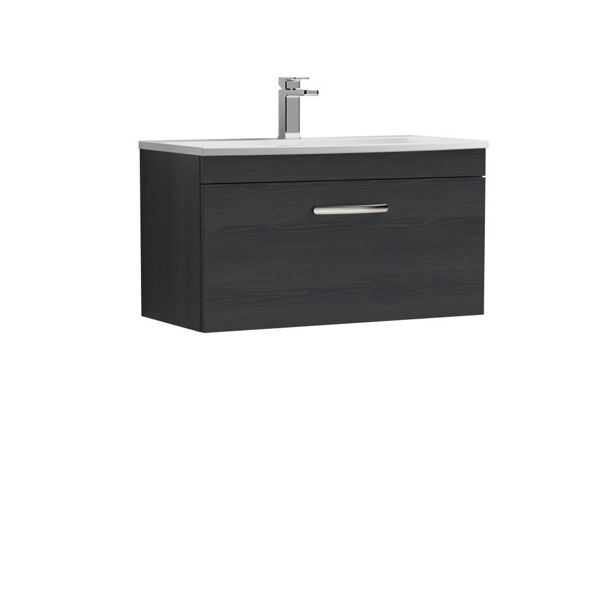 Picture of Nuie Athena 800mm Wall Hung Vanity With Basin 4
