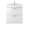 Picture of Nuie Athena 800mm Floor Standing Vanity With Basin 3