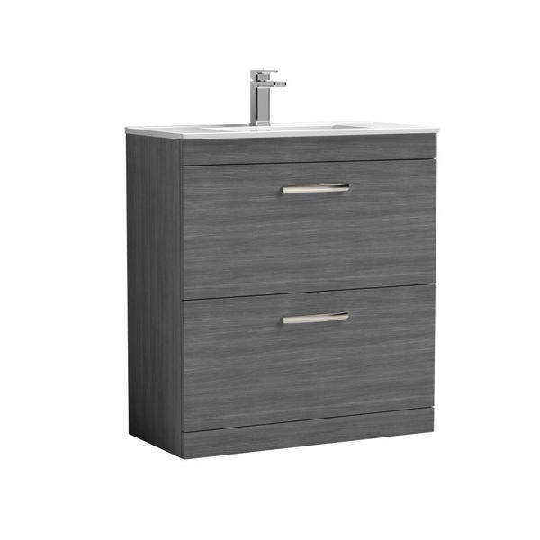 Picture of Nuie Athena 800mm Floor Standing Vanity With Basin 2