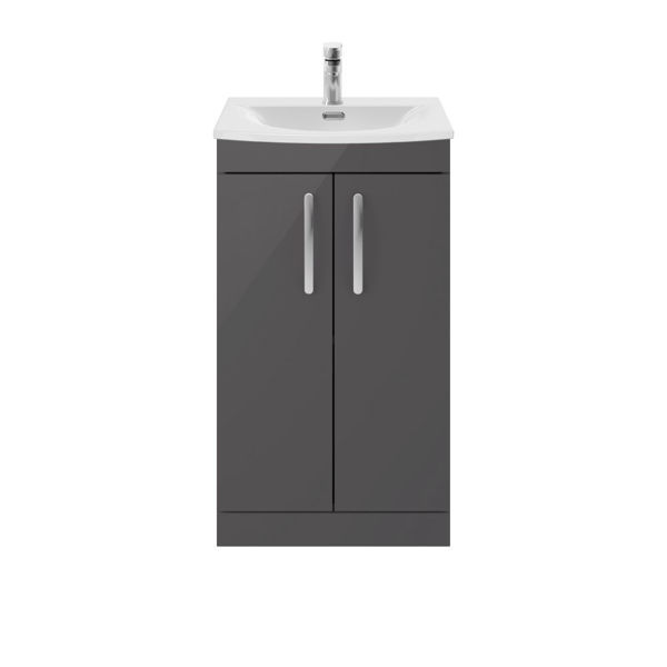 Picture of Nuie Athena 500mm Floor Standing Cabinet With Basin 4