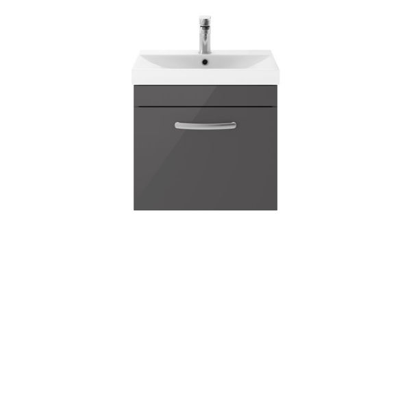 Picture of Nuie Athena 500mm Wall Hung Cabinet With Basin 3
