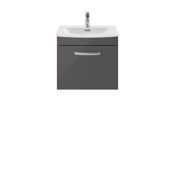 Picture of Nuie Athena 500mm Wall Hung Cabinet With Basin 4