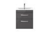Picture of Nuie Athena 500mm Wall Hung Cabinet With Basin 2