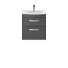 Picture of Nuie Athena 500mm Wall Hung Cabinet With Basin 4