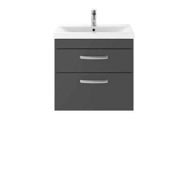 Picture of Nuie Athena 600mm Wall Hung Cabinet With Basin 1