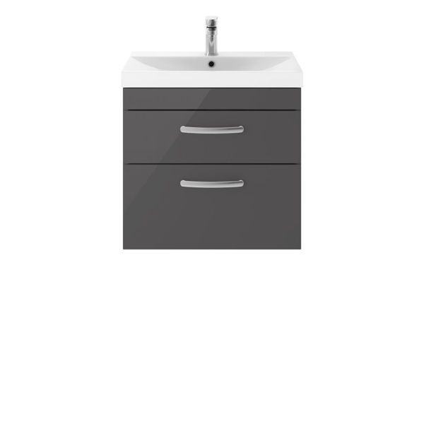 Picture of Nuie Athena 600mm Wall Hung Cabinet With Basin 3