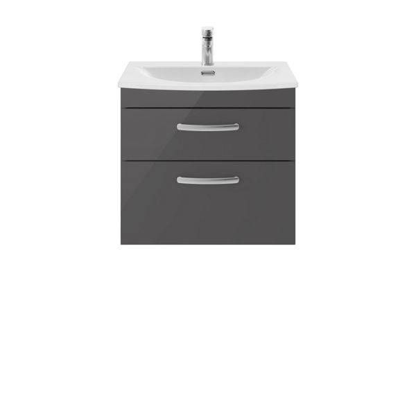 Picture of Nuie Athena 600mm Wall Hung Cabinet With Basin 4