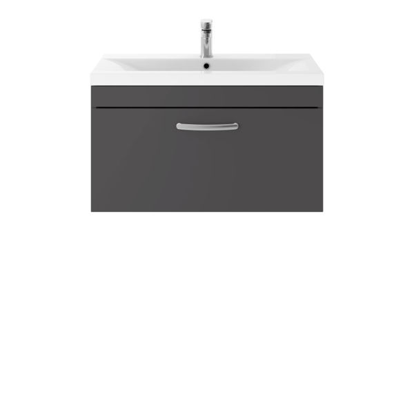 Picture of Nuie Athena 800mm Wall Hung Cabinet With Basin 1