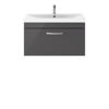 Picture of Nuie Athena 800mm Wall Hung Cabinet With Basin 3