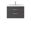 Picture of Nuie Athena 800mm Wall Hung Cabinet With Basin 1