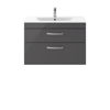 Picture of Nuie Athena 800mm Wall Hung Cabinet With Basin 2