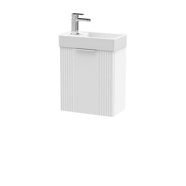 Picture of Neutral Deco Compact 400mm Wall Hung Cabinet & Basin