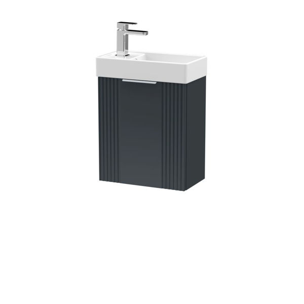 Picture of Neutral Deco Compact 400mm Wall Hung Cabinet & Basin