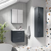 Picture of Neutral Parade 800mm Wall Hung 2 Drawer Vanity & Ceramic Basin