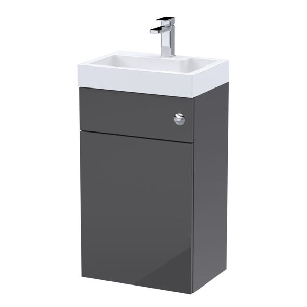 Picture of Nuie Athena 2 In 1 500mm Basin & WC Unit