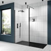 Picture of Neutral 800mm Outer Framed Wetroom Screen with Support Bar