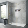 Picture of Neutral 760mm Outer Framed Wetroom Screen with Support Bar
