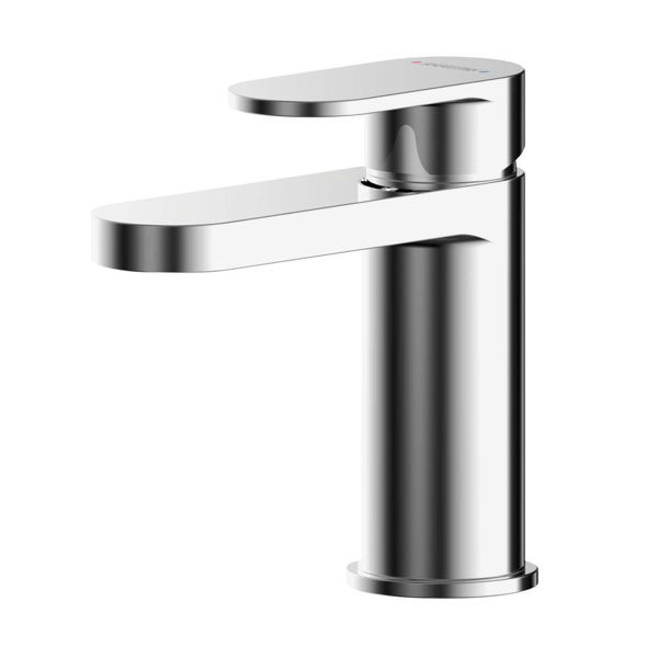 Picture of Neutral Binsey Mini Basin Mixer With Push Button Waste
